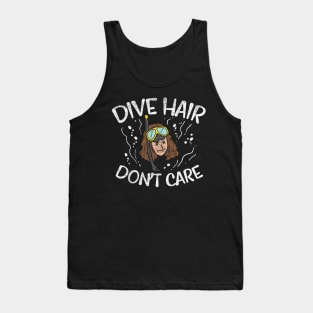 Diving Hair Don't Care Tank Top